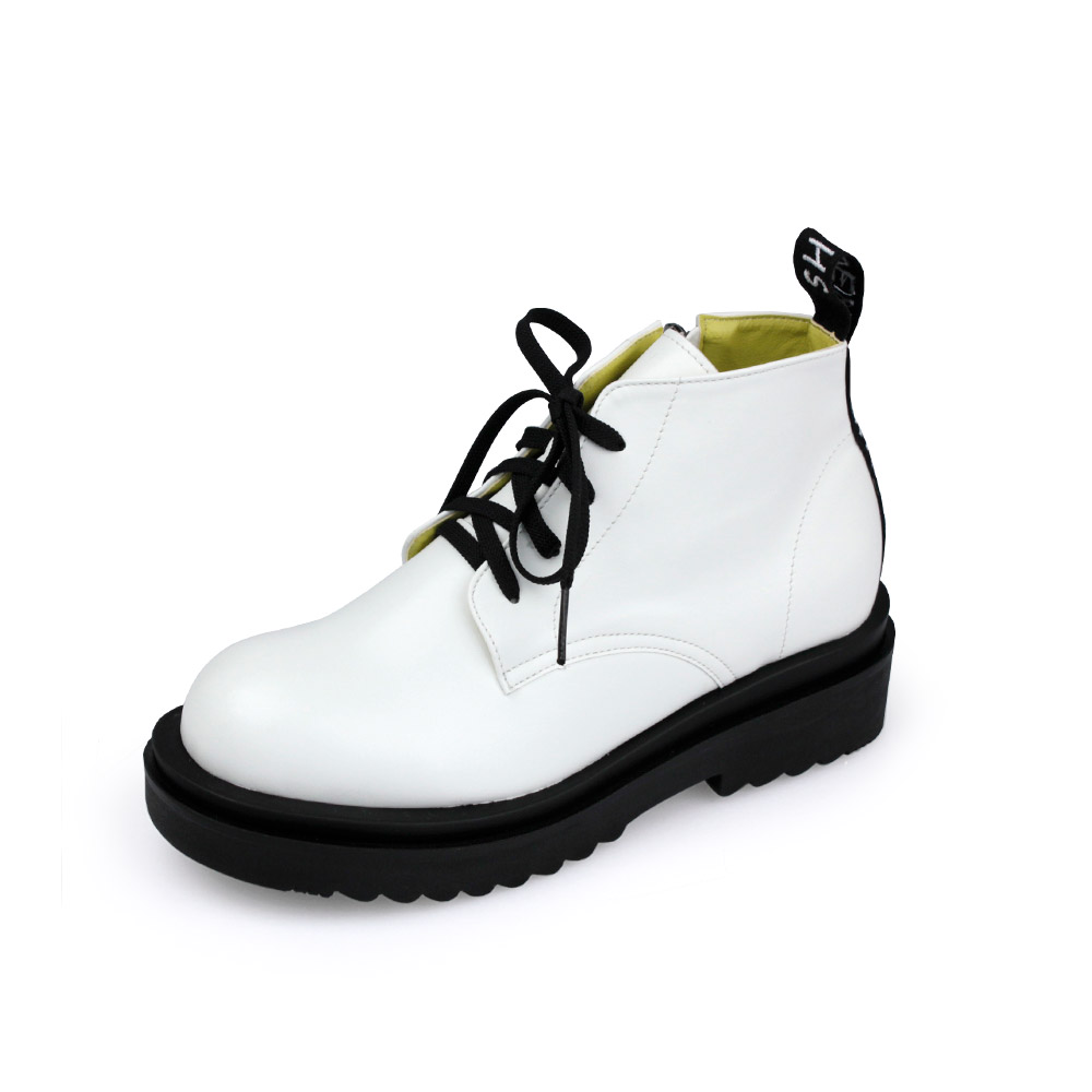 Veronica Low Lace-Up Walker Boots_B1516_WH [한정수량 당일배송]