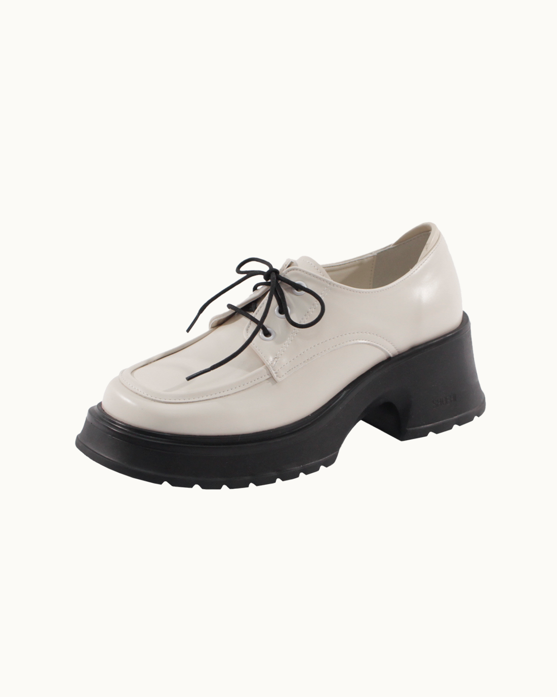 Holy Lace-Up Loafer (Ivory)