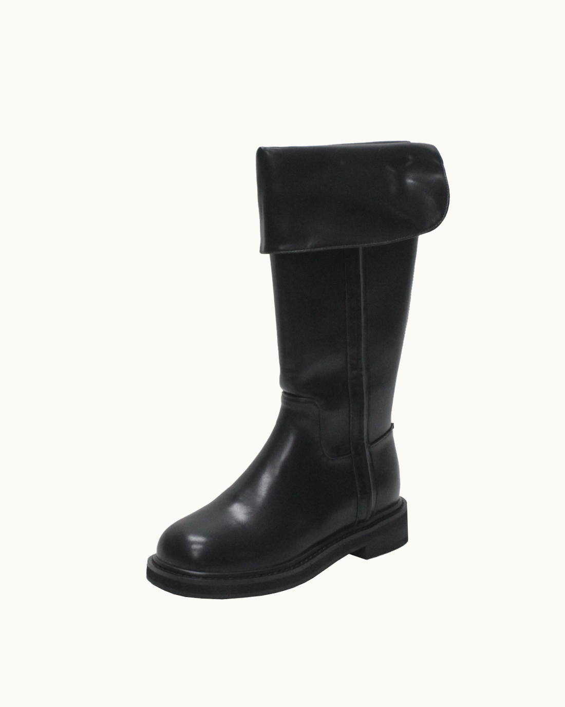 Gemma Cuffs Long Boots (Black)