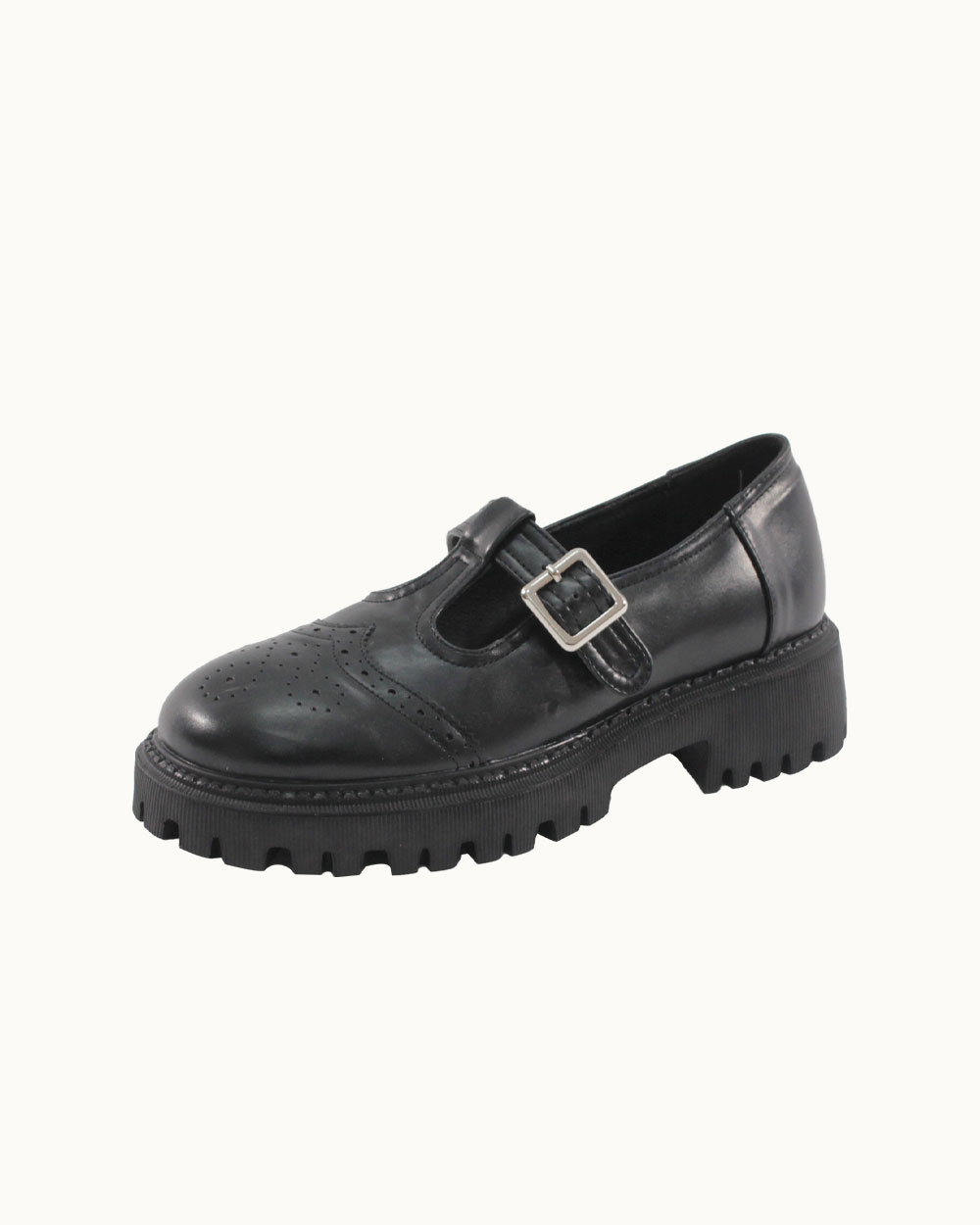 Adella Belted Loafer (Black)