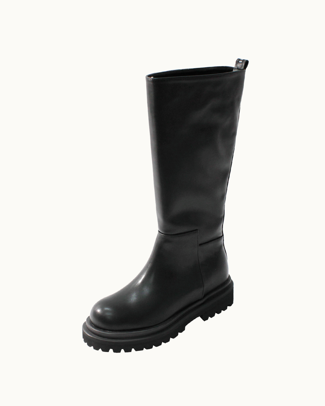 Gavy Wide Long Boots (Black)
