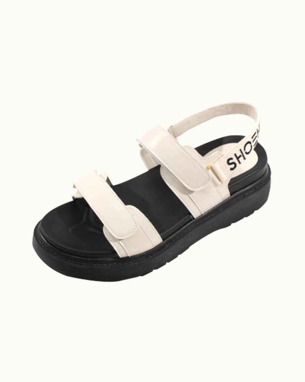 Beluga Two Strap Velcro Sandal_S0523 (2Colors)