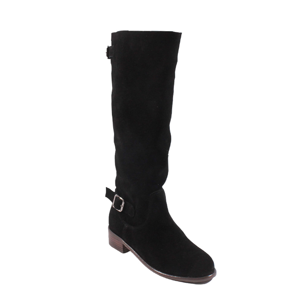 Aria Cowhide Suede Long Boots(3Colors)_B2342