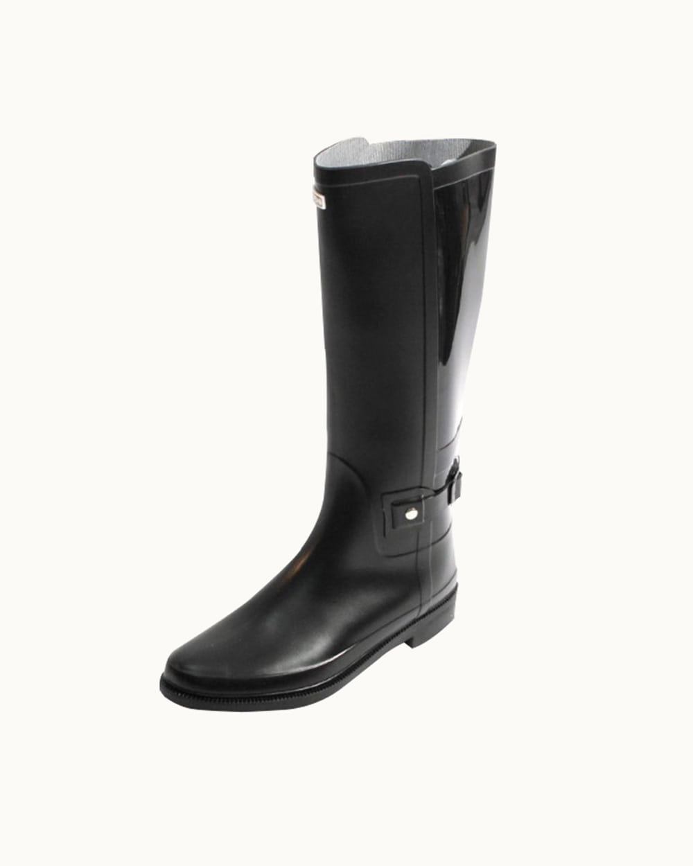 Rona Belt Long Rain Boots (2Colors)