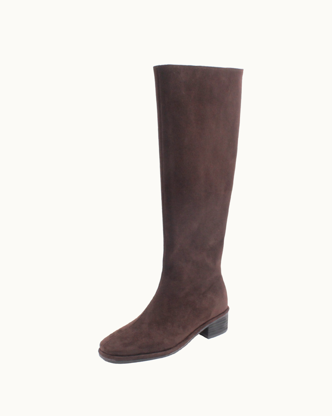 Judy Basic Long Boots (Suede Brown)