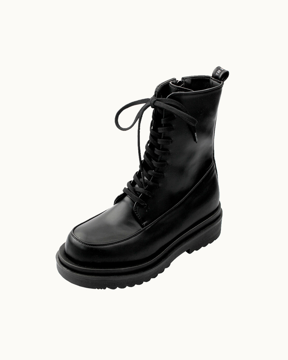 Answer Lace-Up Boots (Black)